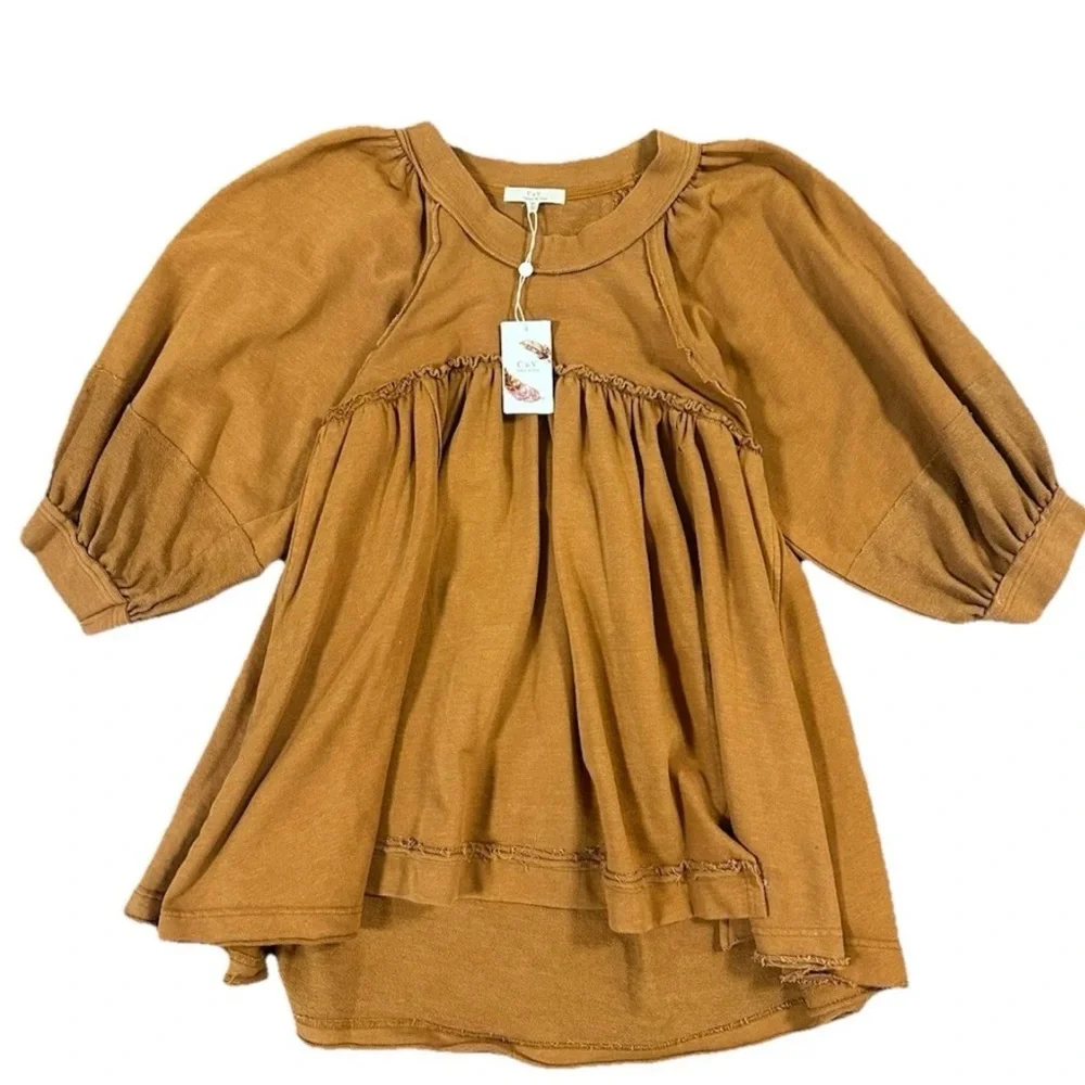 Chelsea & Violet Women's Brown Mini Dress Size XL - Picture 1 of 3